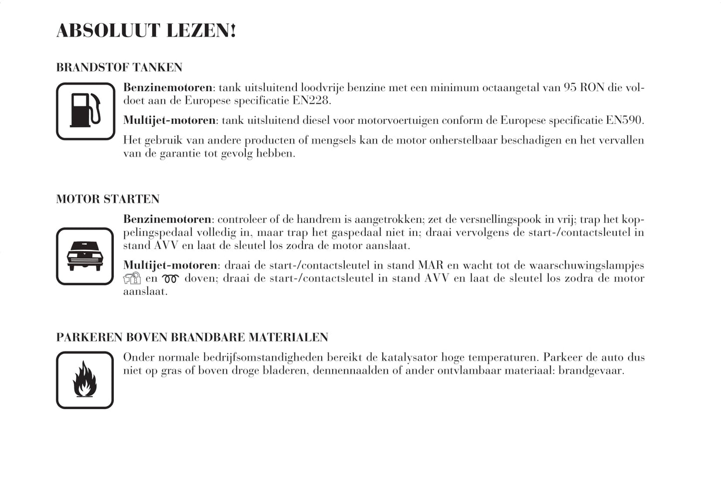 2006-2010 Lancia Ypsilon Gebruikershandleiding | Nederlands