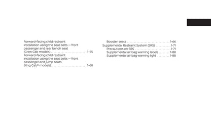 2022 Nissan Frontier Owner's Manual | English