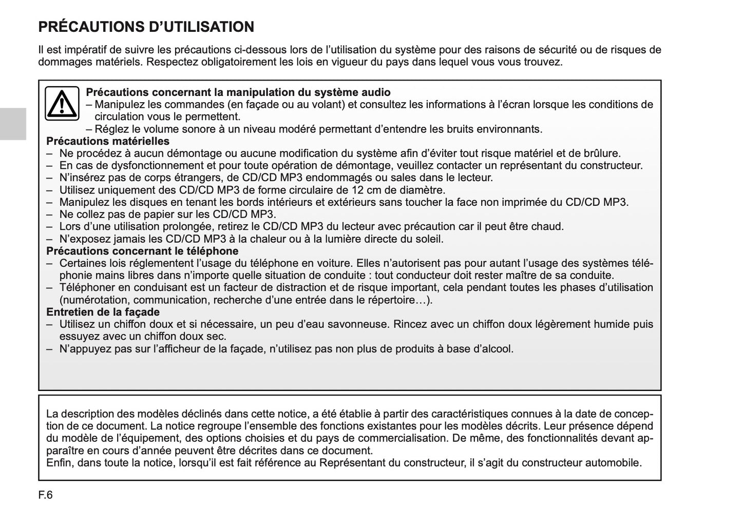 Renault R-Plug&Radio Guide d'utilisation 2014