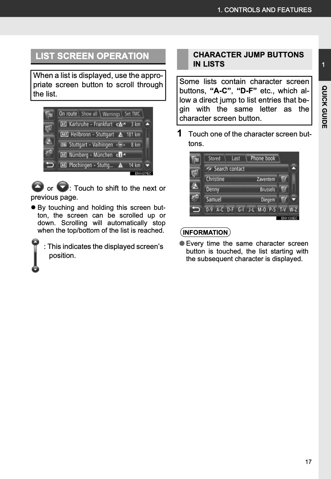 Toyota Touch & Go (plus) User Guide