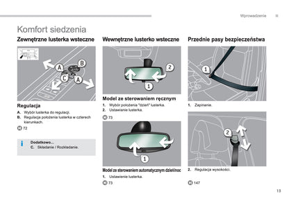 2013-2014 Peugeot 3008 Owner's Manual | Polish