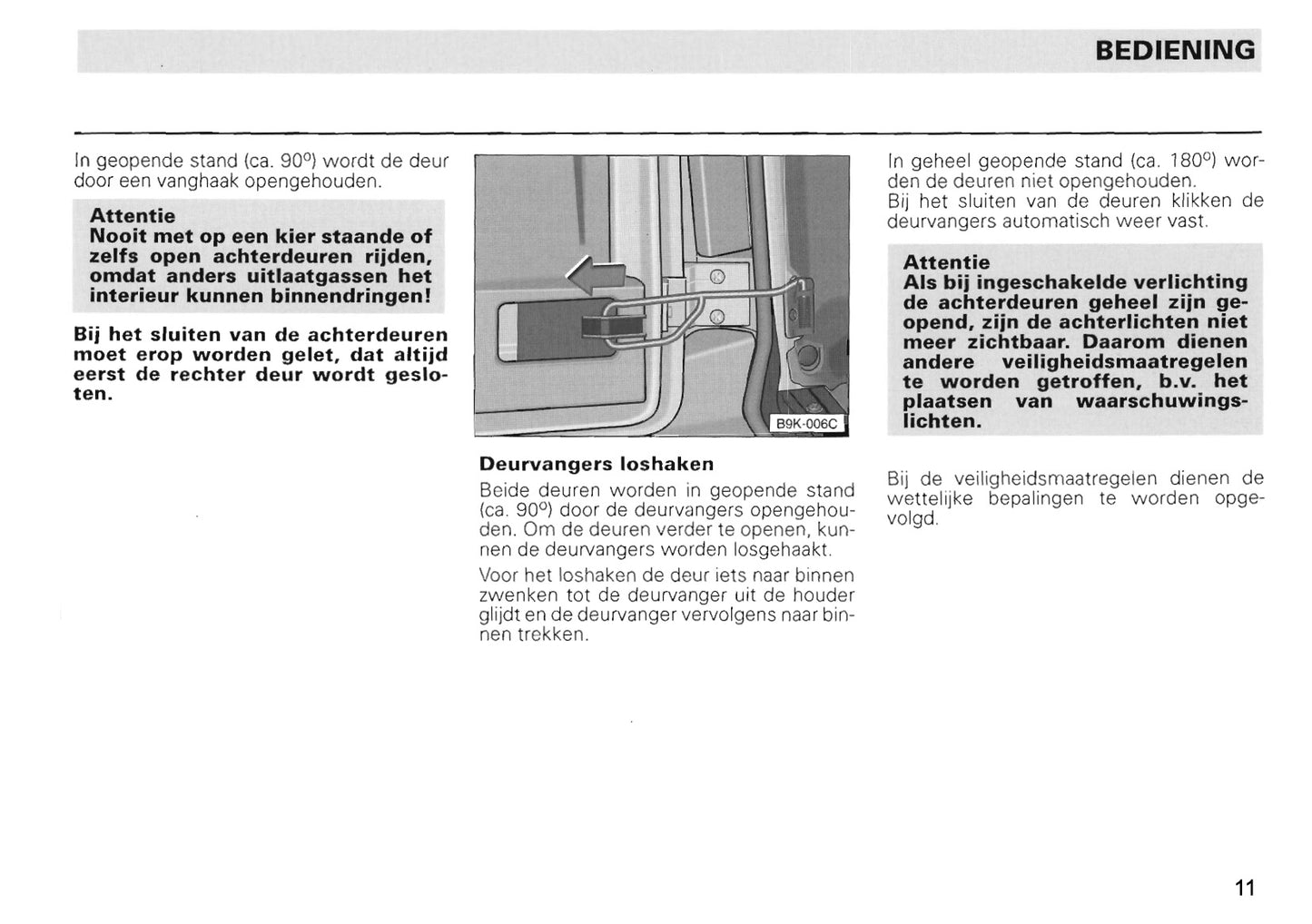 1996-2004 Volkswagen Caddy Gebruikershandleiding | Nederlands