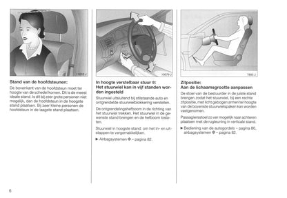 1995-1999 Opel Vectra Owner's Manual | Dutch