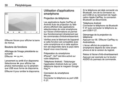 Opel Grandland X Guide de l'Infotainment 2017 - 2020