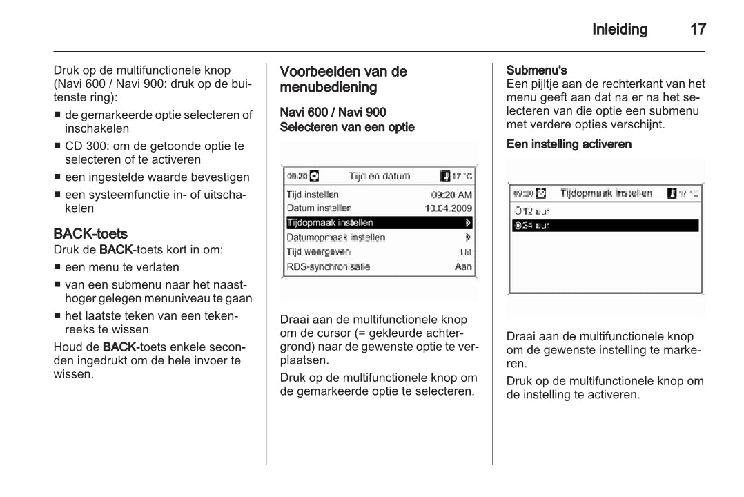 Opel Meriva Infotainment System Handleiding 2010 - 2014