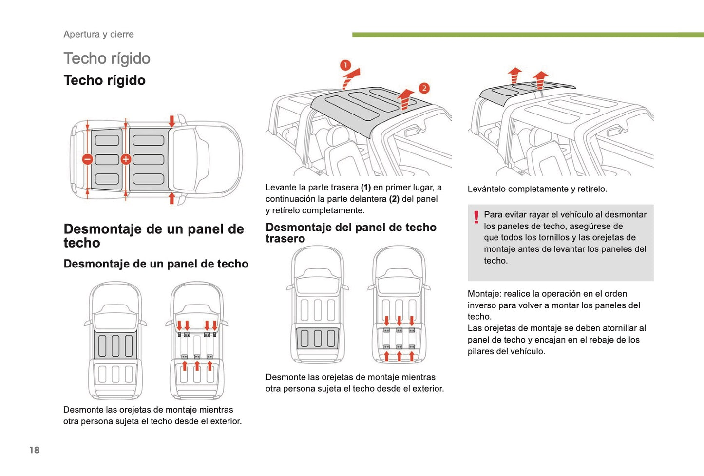 2017-2019 Citroën e-Mehari Owner's Manual | Spanish