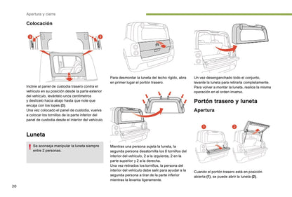 2017-2019 Citroën e-Mehari Owner's Manual | Spanish