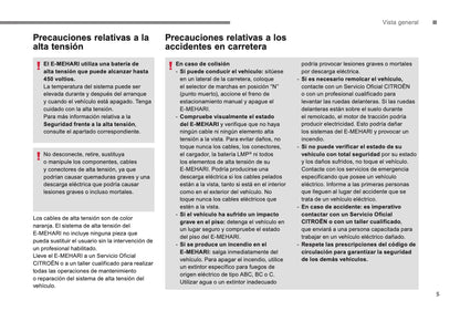 2017-2019 Citroën e-Mehari Owner's Manual | Spanish