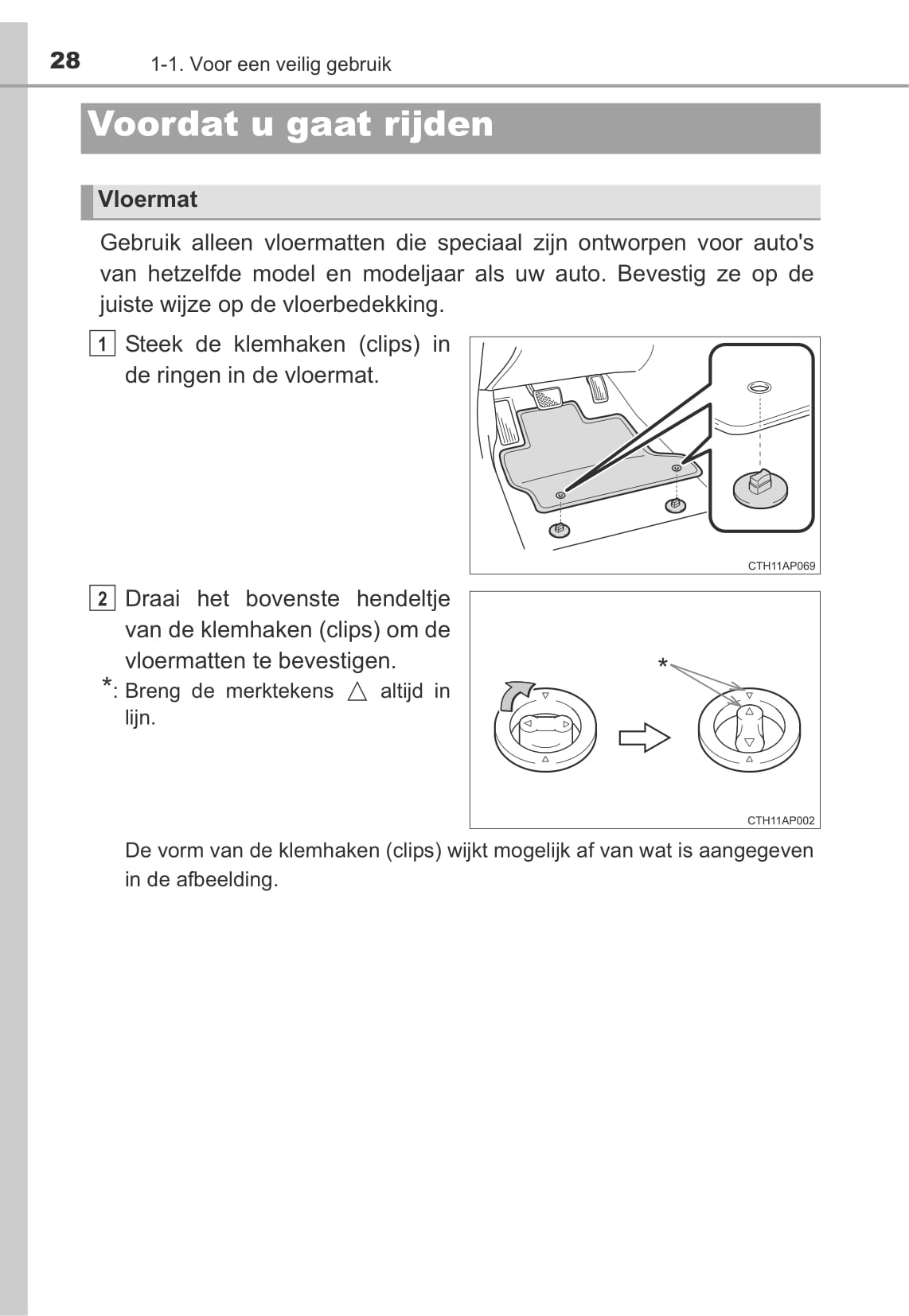 2013-2014 Toyota Auris / Auris Hybrid Owner's Manual | Dutch