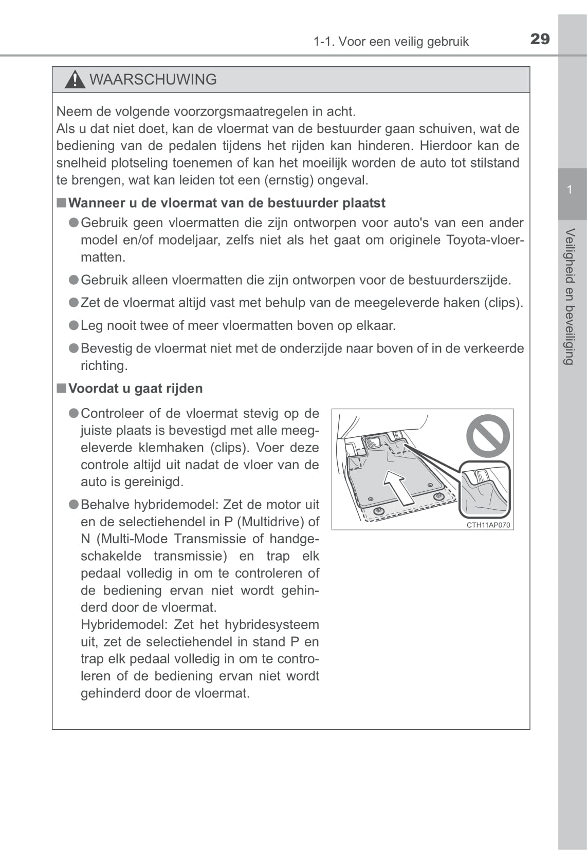 2013-2014 Toyota Auris / Auris Hybrid Owner's Manual | Dutch