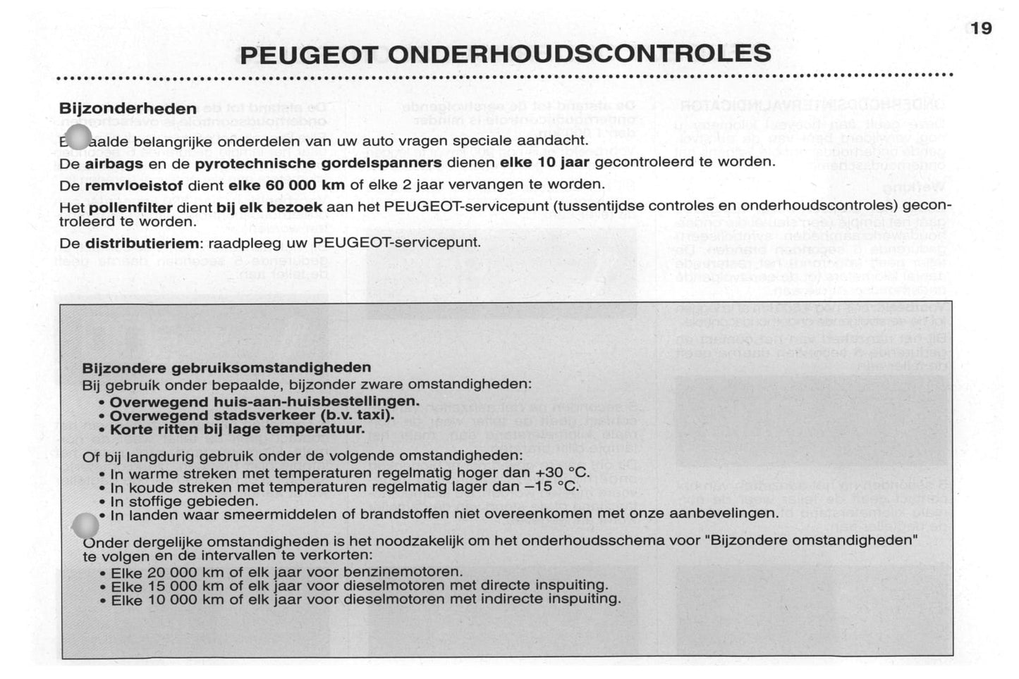 2002-2003 Peugeot 206/206 SW Gebruikershandleiding | Nederlands