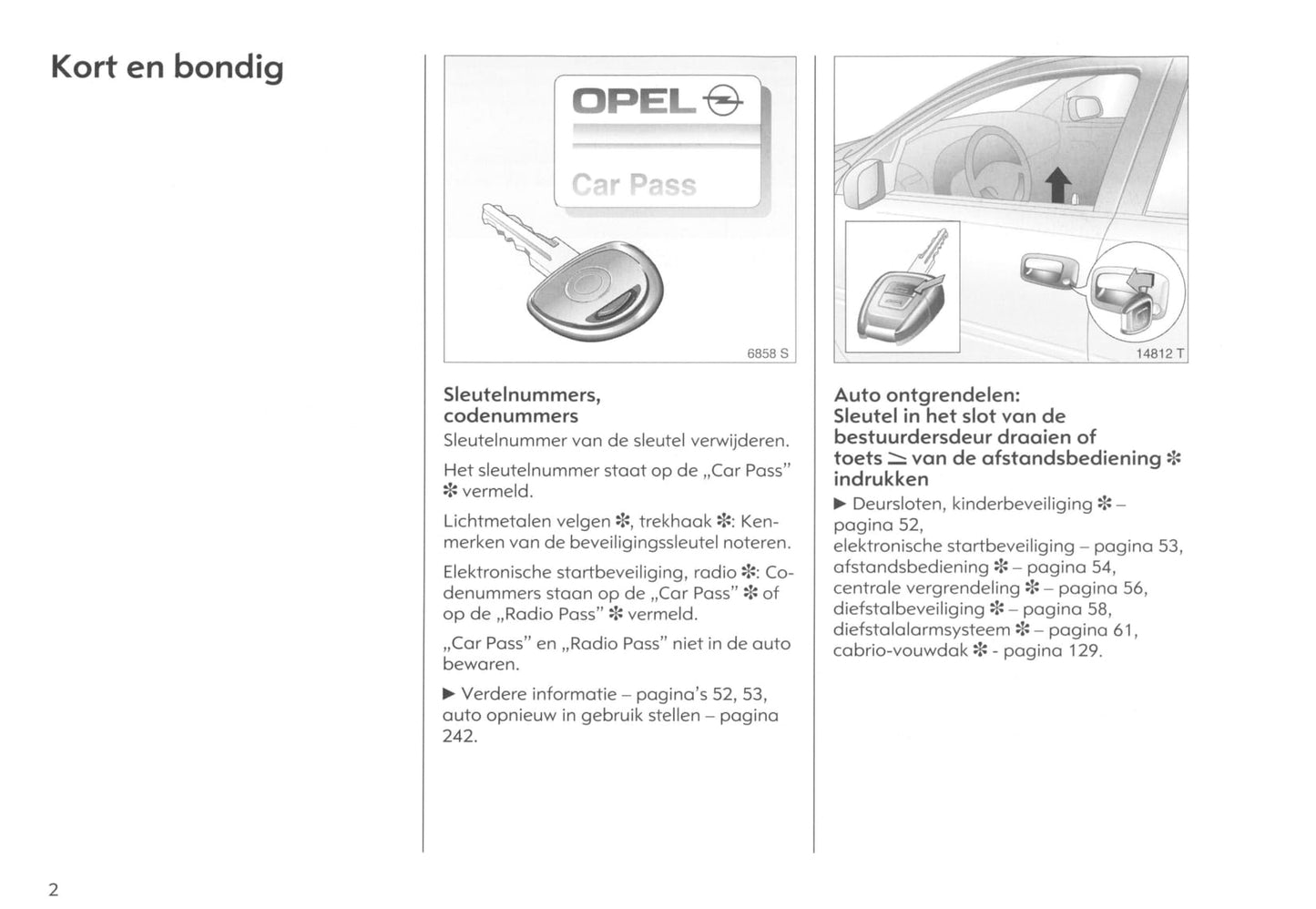 2000-2005 Opel Astra Gebruikershandleiding | Nederlands