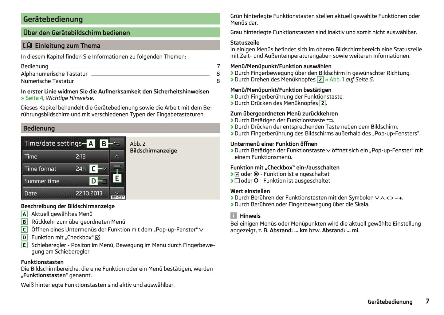 Skoda Radio Swing Infotainment Bedienungsanleitung 2014