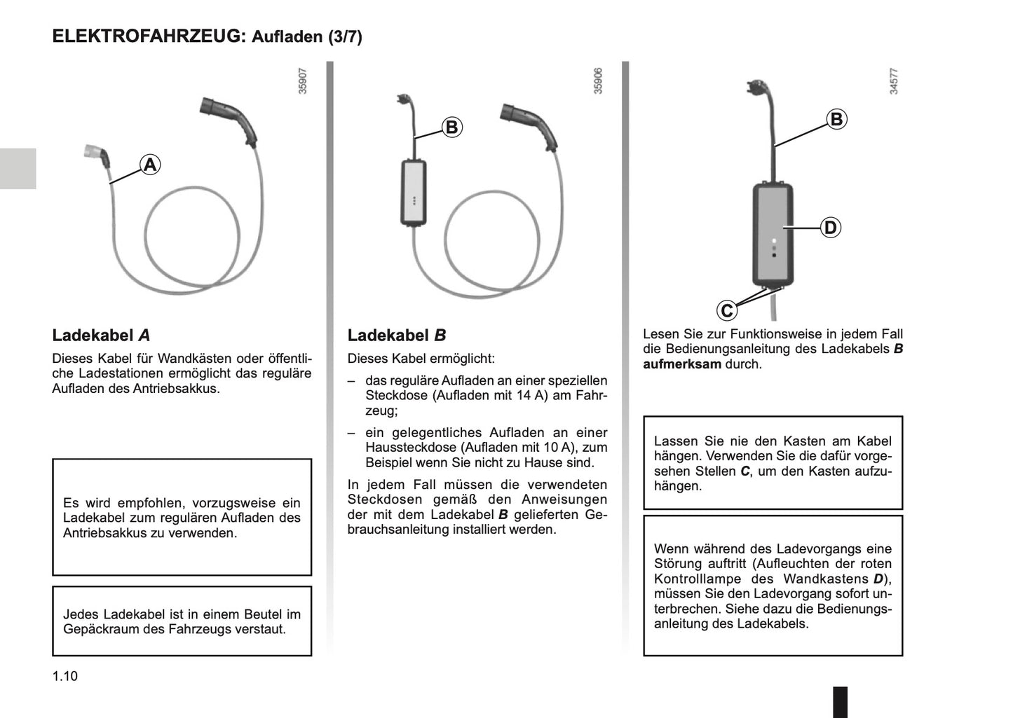 2014-2015 Renault Kangoo Z.E. Bedienungsanleitung | Deutsch