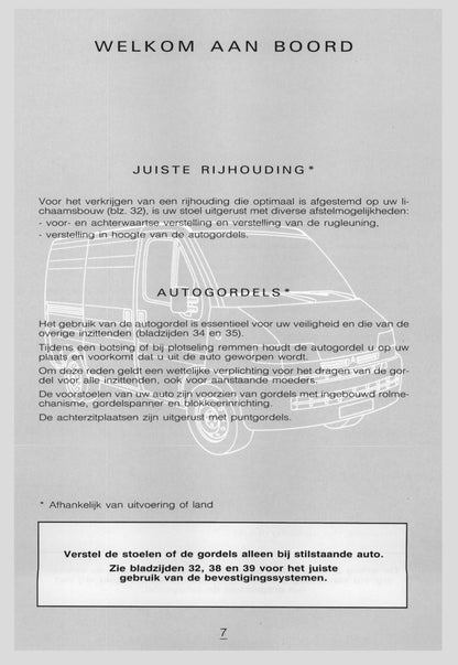 1996-1997 Citroën Jumper Owner's Manual | Dutch