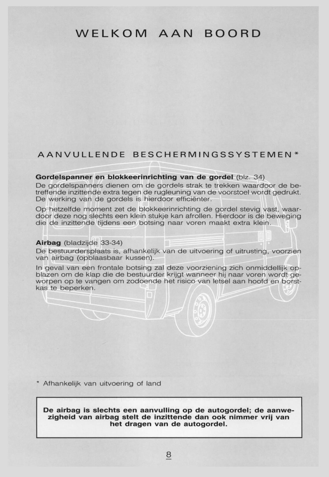 1996-1997 Citroën Jumper Owner's Manual | Dutch