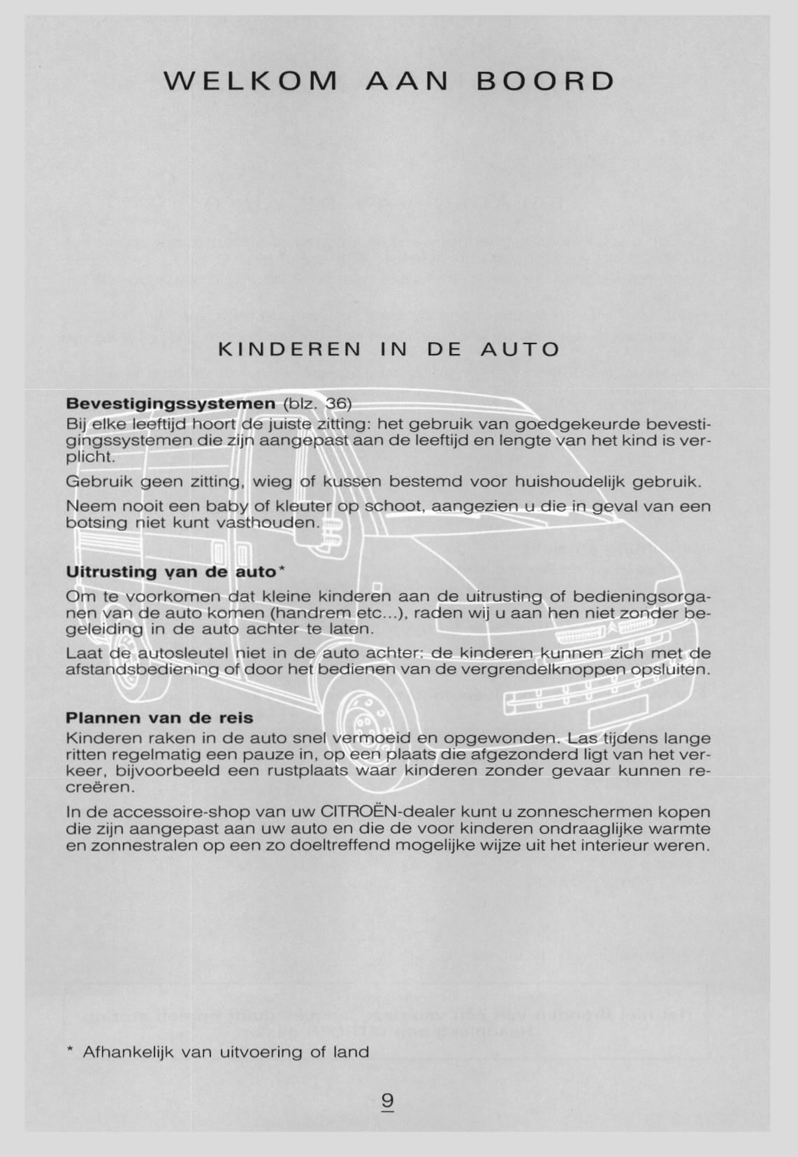 1996-1997 Citroën Jumper Owner's Manual | Dutch