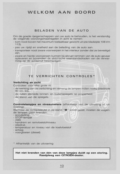 1996-1997 Citroën Jumper Owner's Manual | Dutch