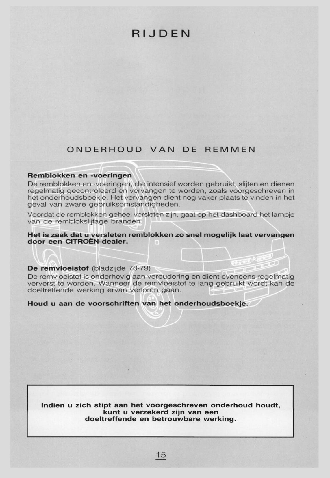 1996-1997 Citroën Jumper Owner's Manual | Dutch