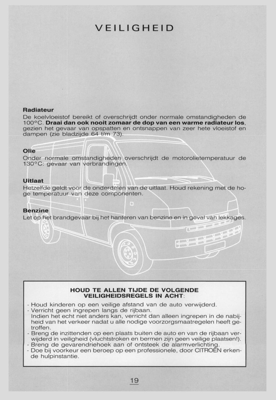 1996-1997 Citroën Jumper Owner's Manual | Dutch