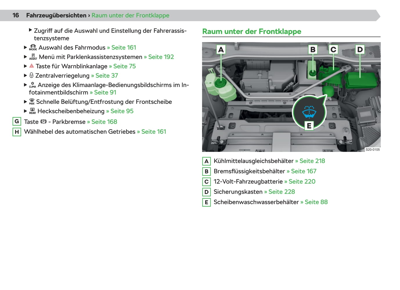 2020-2021 Skoda Enyaq iV Owner's Manual | German