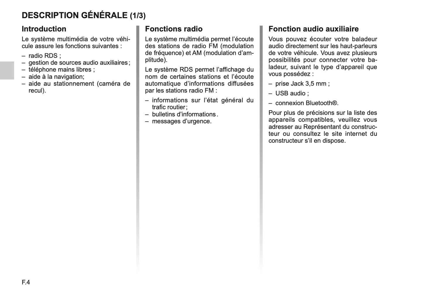 Renault Media-Nav Guide d'utilisation