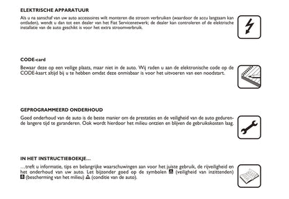 2010-2014 Fiat Idea Gebruikershandleiding | Nederlands