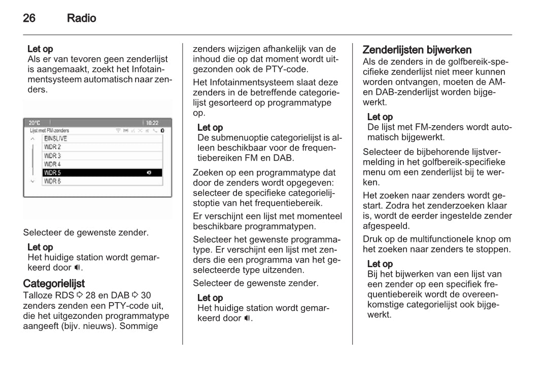 Opel Mokka Infotainment System Handleiding 2012 - 2016