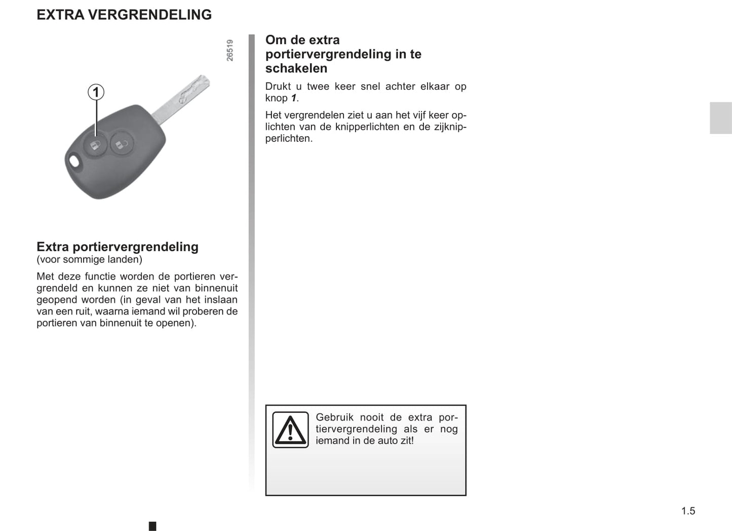 2012-2013 Renault Twingo Bedienungsanleitung | Niederländisch