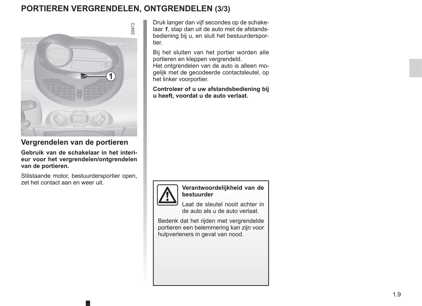 2012-2013 Renault Twingo Bedienungsanleitung | Niederländisch