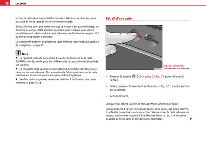 Seat Media System E Guide d'instructions