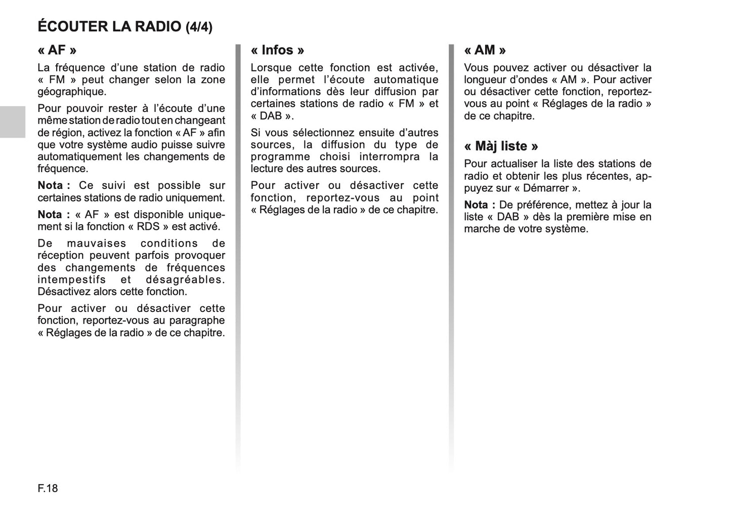 Renault Media-Nav Evolution Guide d'utilisation 2015