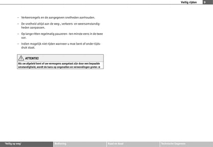 2008-2009 Seat Toledo Owner's Manual | Dutch