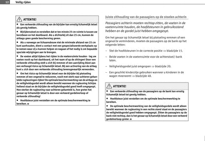 2008-2009 Seat Toledo Owner's Manual | Dutch