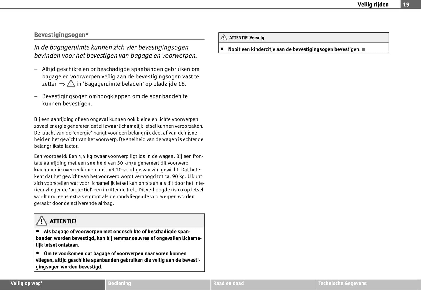 2008-2009 Seat Toledo Owner's Manual | Dutch