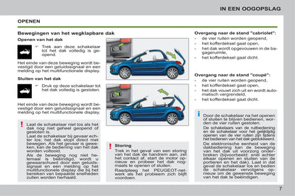 2014-2015 Peugeot 207 CC Gebruikershandleiding | Nederlands