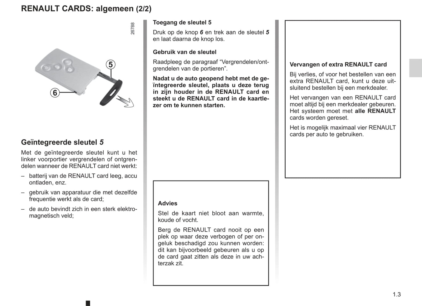 2013-2014 Renault Mégane Owner's Manual | Dutch