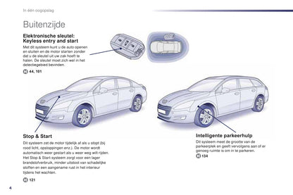 2012-2014 Peugeot 508 Owner's Manual | Dutch