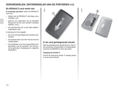 2018-2019 Renault Espace Gebruikershandleiding | Nederlands