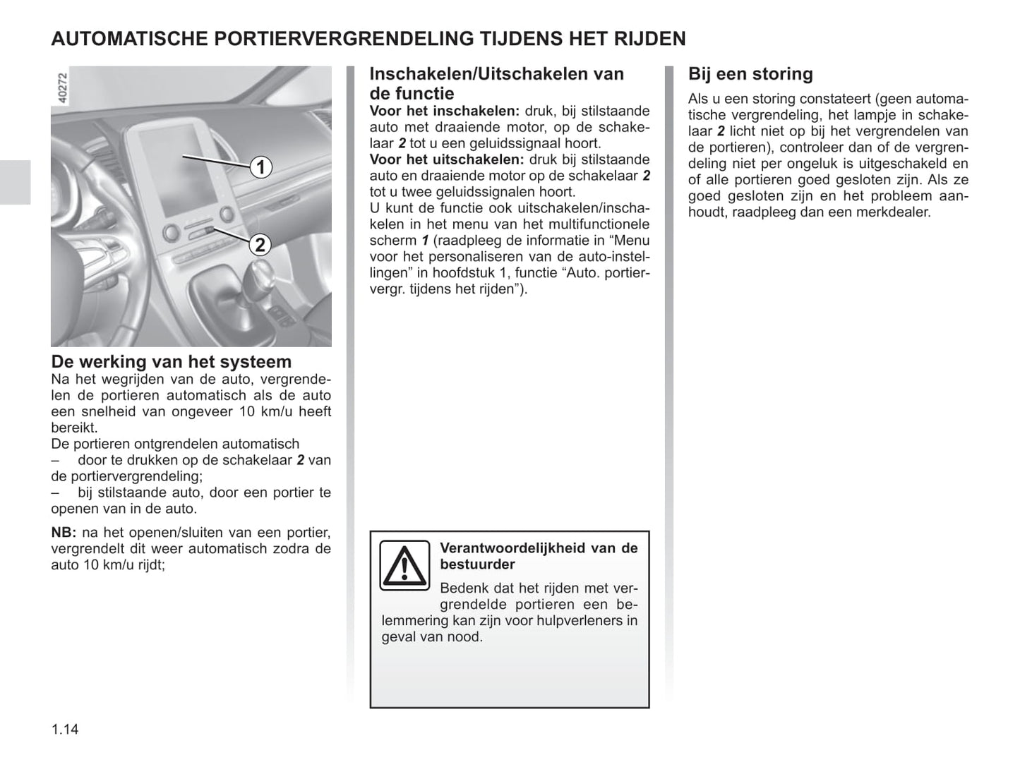 2018-2019 Renault Espace Bedienungsanleitung | Niederländisch