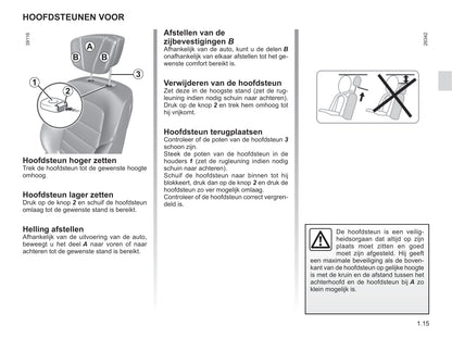 2018-2019 Renault Espace Gebruikershandleiding | Nederlands