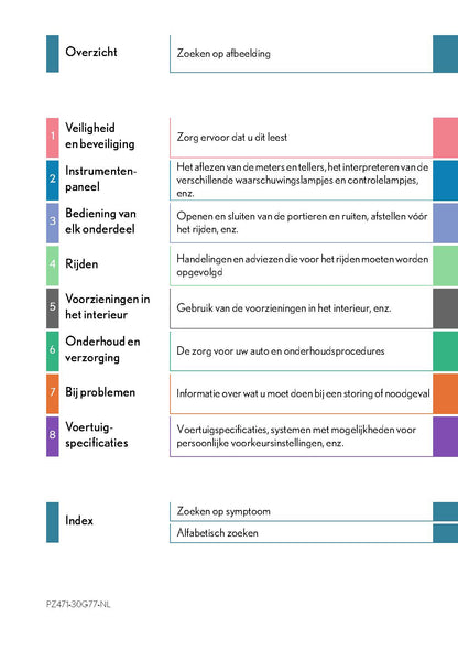 2017-2018 Lexus GS 300h/GS 450h Gebruikershandleiding | Nederlands