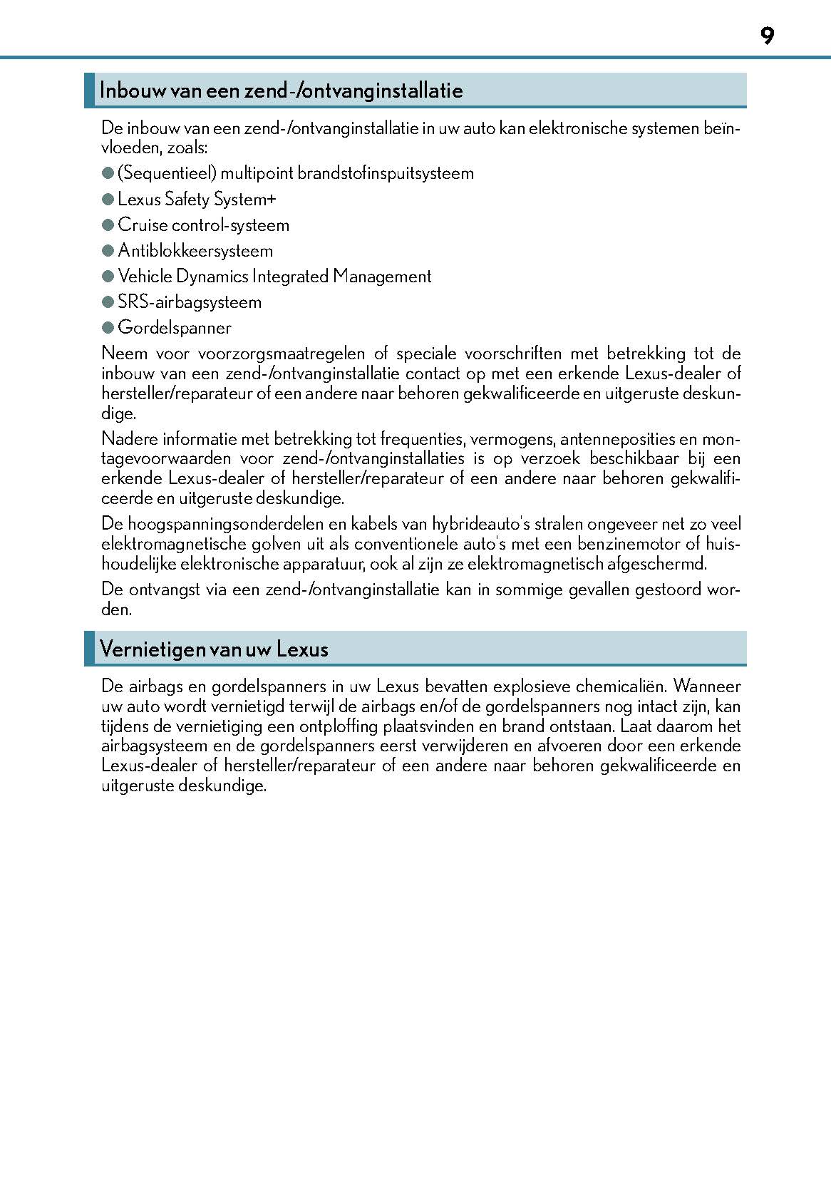 2017-2018 Lexus GS 300h/GS 450h Gebruikershandleiding | Nederlands