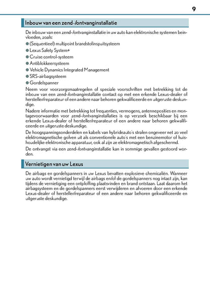2017-2018 Lexus GS 300h/GS 450h Gebruikershandleiding | Nederlands