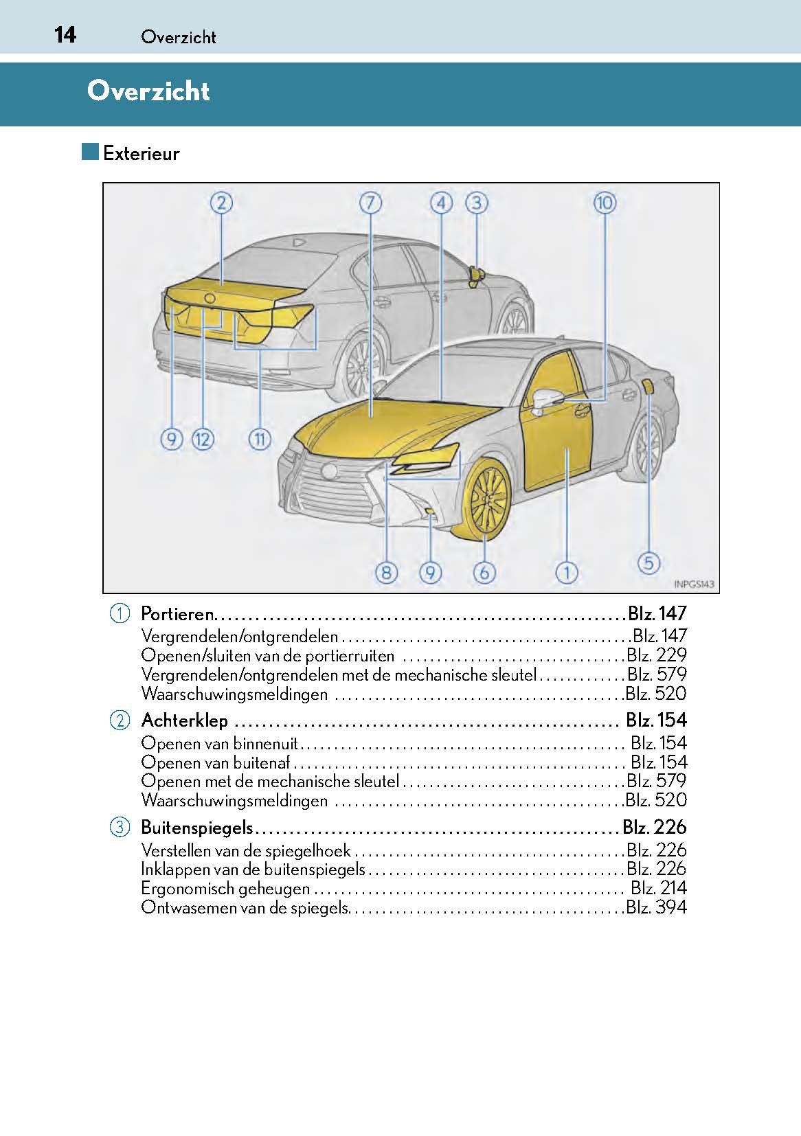 2017-2018 Lexus GS 300h/GS 450h Gebruikershandleiding | Nederlands