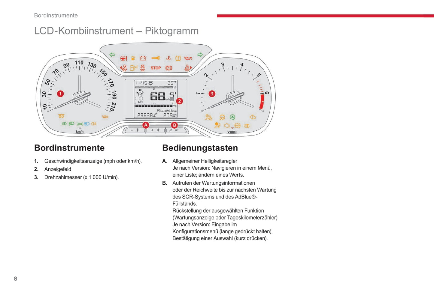 2017-2019 Citroën C3 Owner's Manual | German
