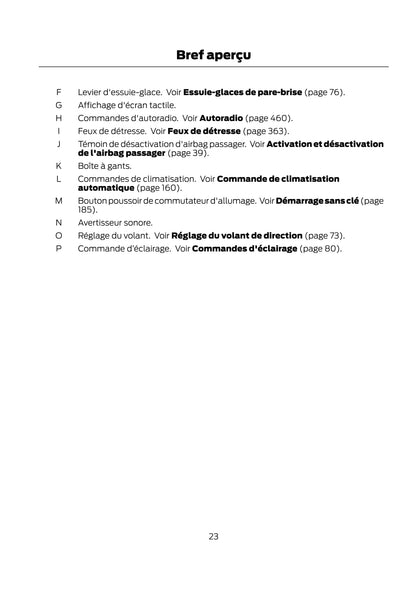 2019-2023 Ford Kuga Gebruikershandleiding | Frans