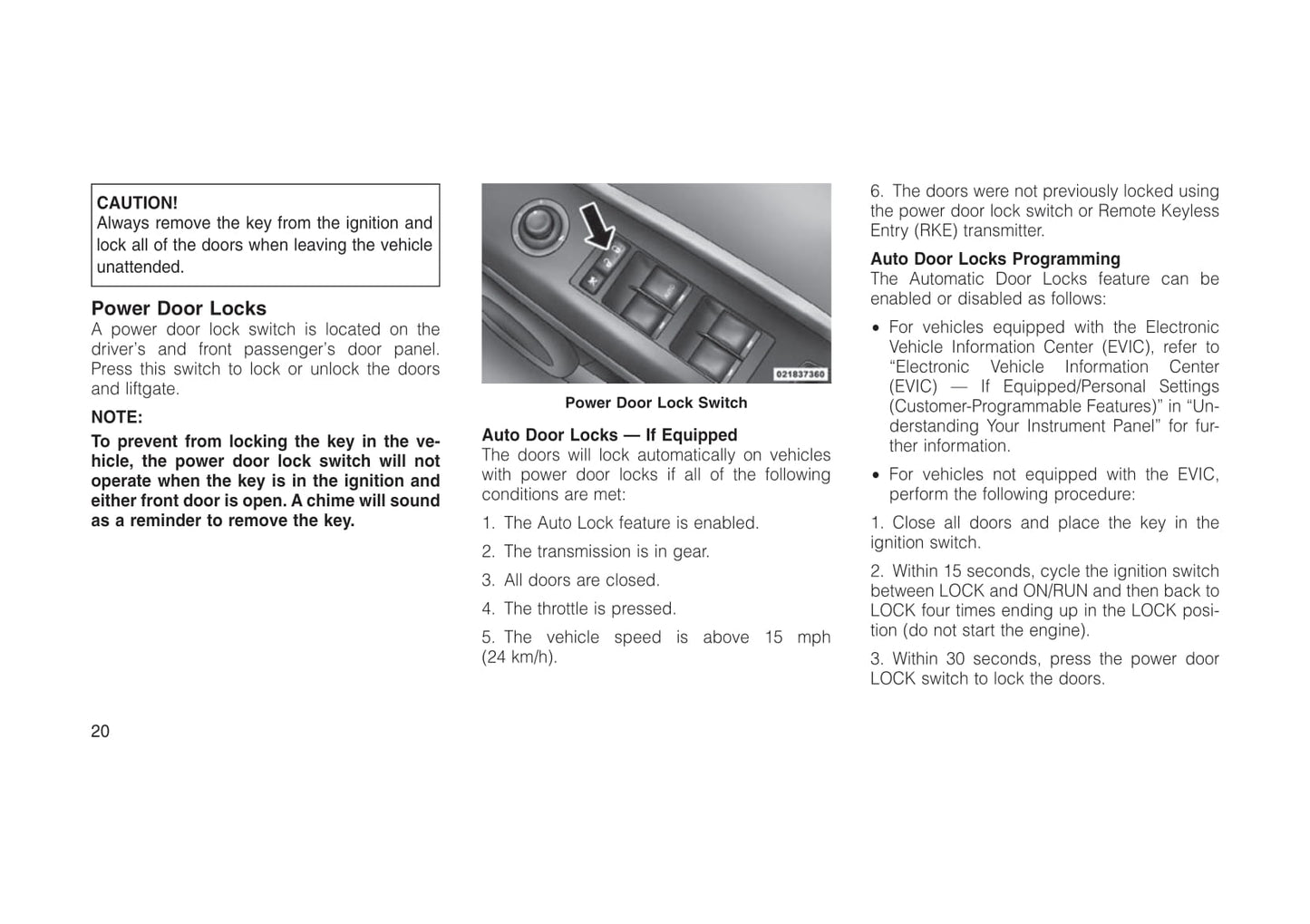 2010-2011 Jeep Compass Owner's Manual | English