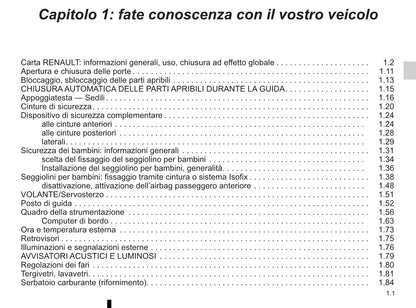 2015-2016 Renault Clio Gebruikershandleiding | Italiaans