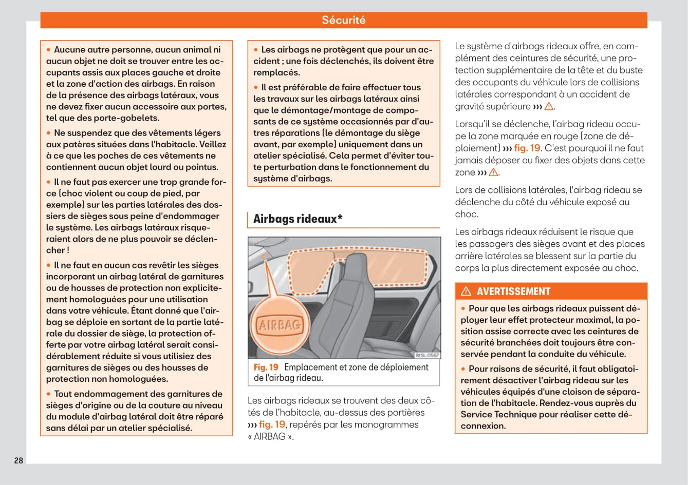 2019-2020 Seat Mii Electric Owner's Manual | French